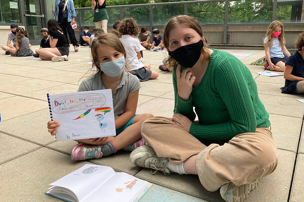 Image of two Schechter Manhattan Students
